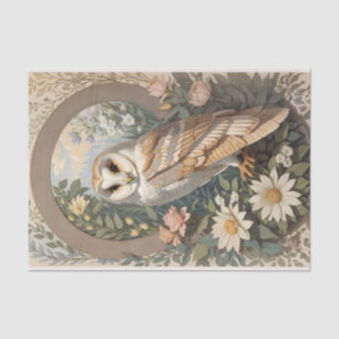 Papier Mousseline Belle faune de la chouette de la grange