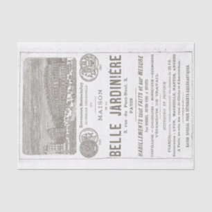 Papier Mousseline Belle maison de jardiniers Paris 1888