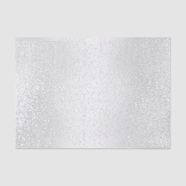 Papier Mousseline Belle Parties scintillant Blanche Faux (Recto)