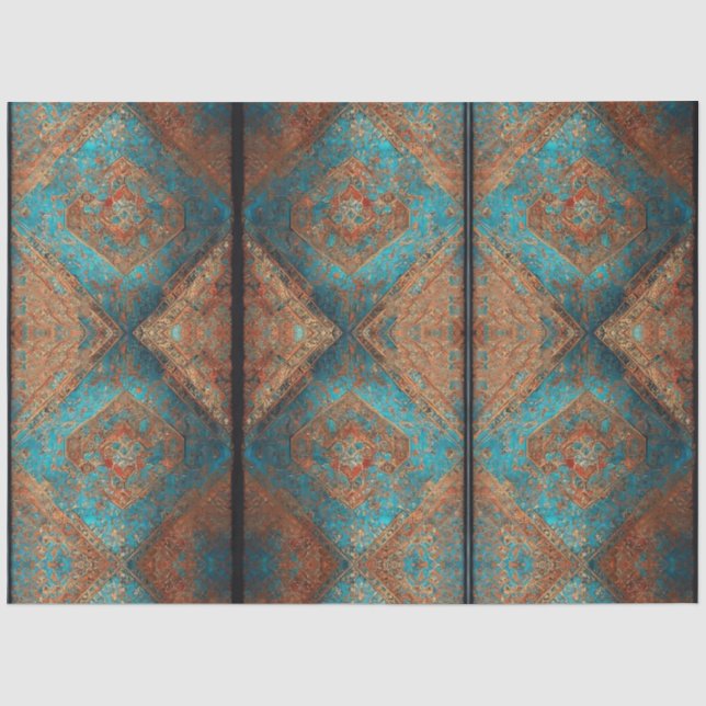 Papier Mousseline Belle Perse Ancien Motif Collection populaire (Recto)