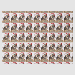 Papier Mousseline Berger allemand du Père Noël
