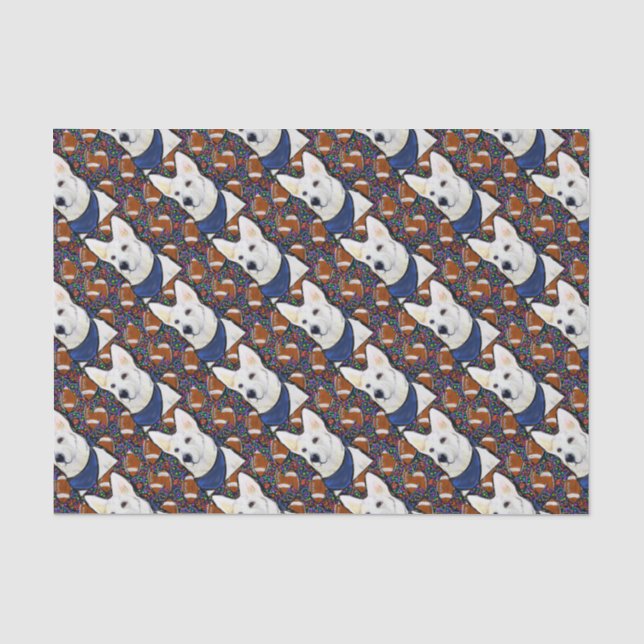 Papier Mousseline Berger Blanc Suisse (Recto)
