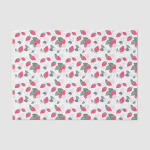 Papier Mousseline Berry Sweet Motif de fraises