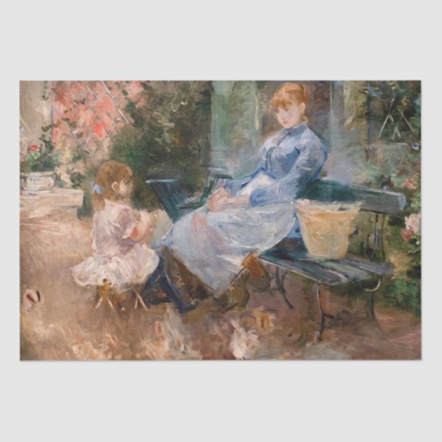 Papier Mousseline Berthe Morisot - La Fable (Recto)