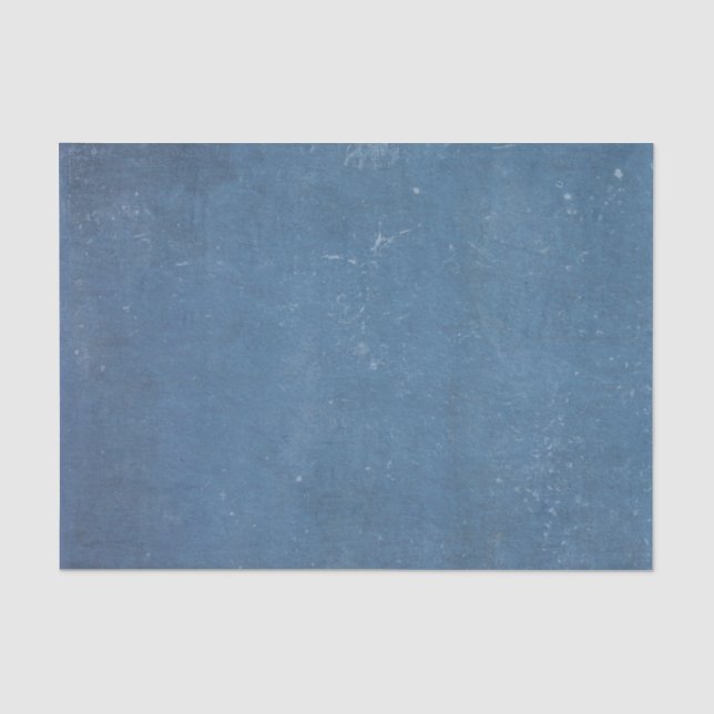 Papier Mousseline béton bleu froid profond turquoise et défoncé (Recto)