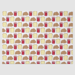 Papier Mousseline Beurre d'arachide Jelly Sandwich Pain Midi Nourrit
