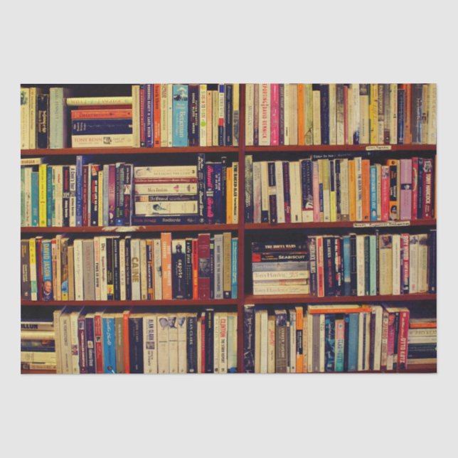 Papier Mousseline Bibliothèque étagères (Recto)