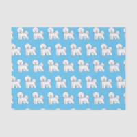 Bichon frise dog dessin animé