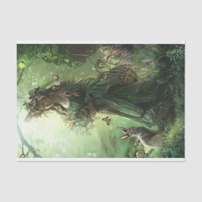 Papier Mousseline Bienheureux Ostara (Recto)