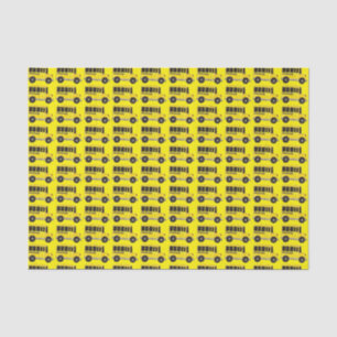 Papier Mousseline Big Yellow School Bus Driver Enseignement
