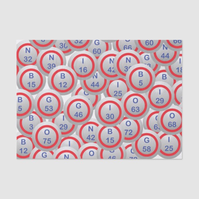 Papier Mousseline Bingo Balls (Recto)