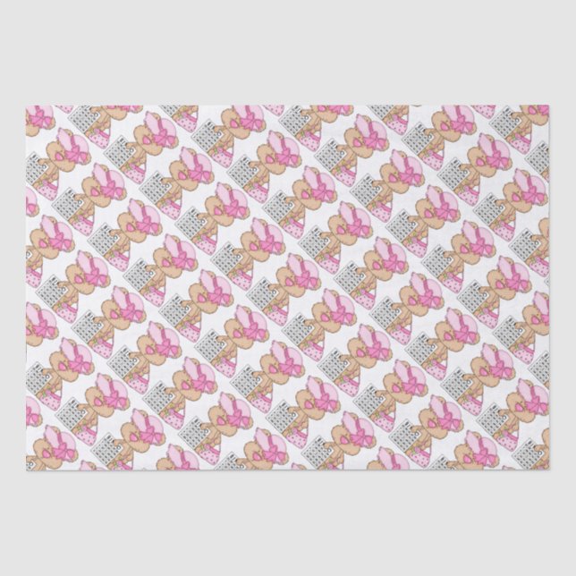 Papier Mousseline Bingo Bear Gamme papier tissu (Recto)