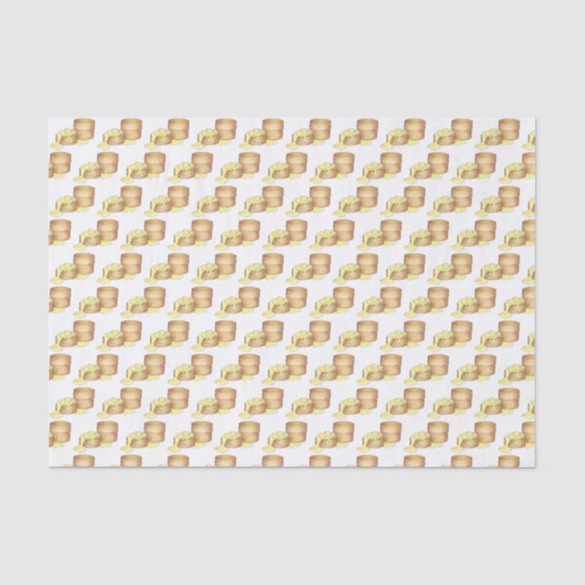 Papier Mousseline Biscuits et saucisses Gravité Petit déjeuner Sud (Recto)