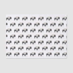 Papier Mousseline Bison américain