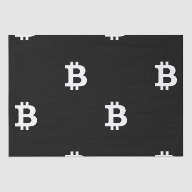 Papier Mousseline Bitcoin B Cool papier papier (Recto)