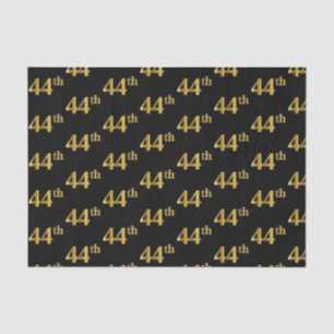 Papier Mousseline Black, Faux Gold 44e (Quarante-quatrième)
