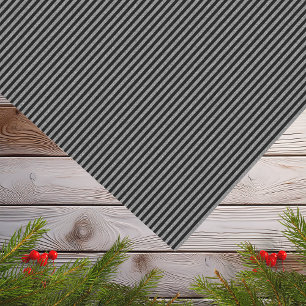 Papier Mousseline Black Silver Stripe Moderne Minimale Boho Holiday