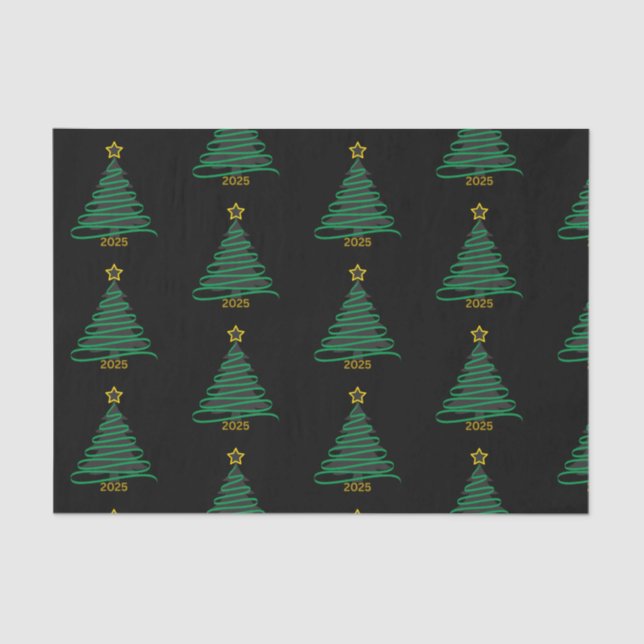 Papier Mousseline Black Tree (Recto)