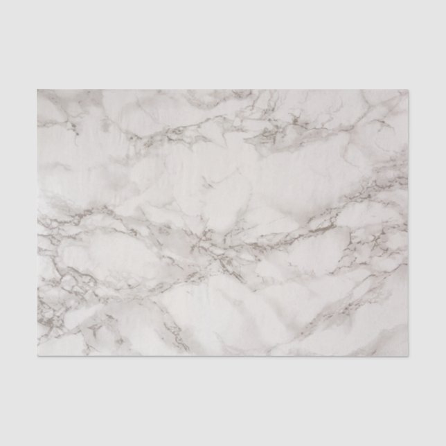 Papier Mousseline Blanc et gris de marbre (Recto)