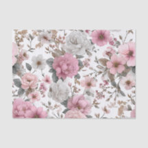 Blanc Rustique Rose Floral Bohème Vintage