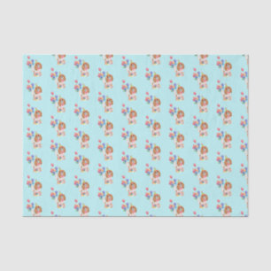 Papier Mousseline Blenheim Cavalier King Charles Spaniel Anniversair