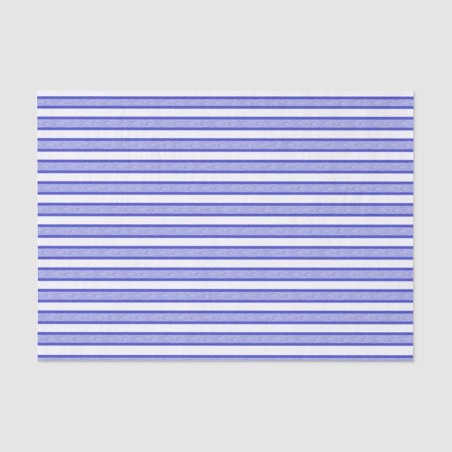 Papier Mousseline Bleu des bandes encadrées (Recto)