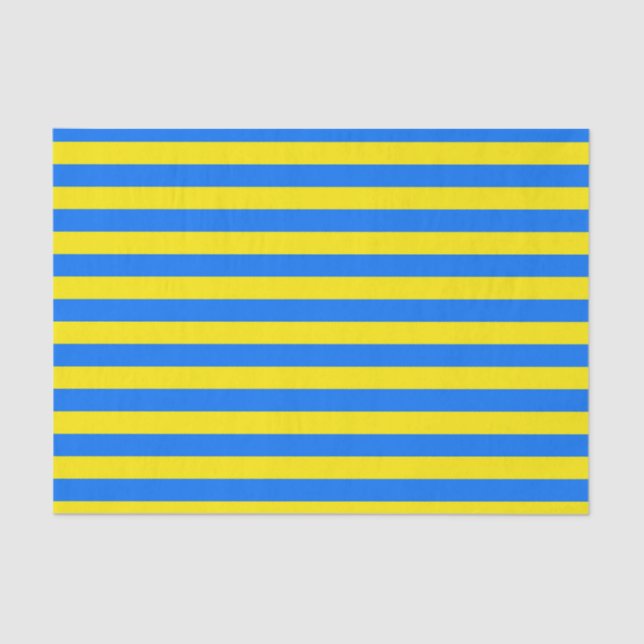 Papier Mousseline Bleu et jaune (Recto)