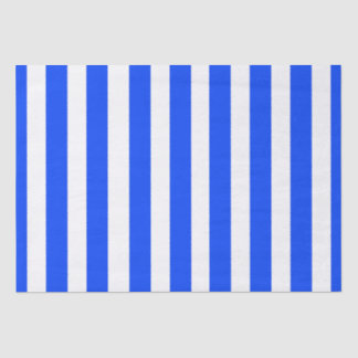 Papier Mousseline Bleu et Motif blanc pour voiles verticales