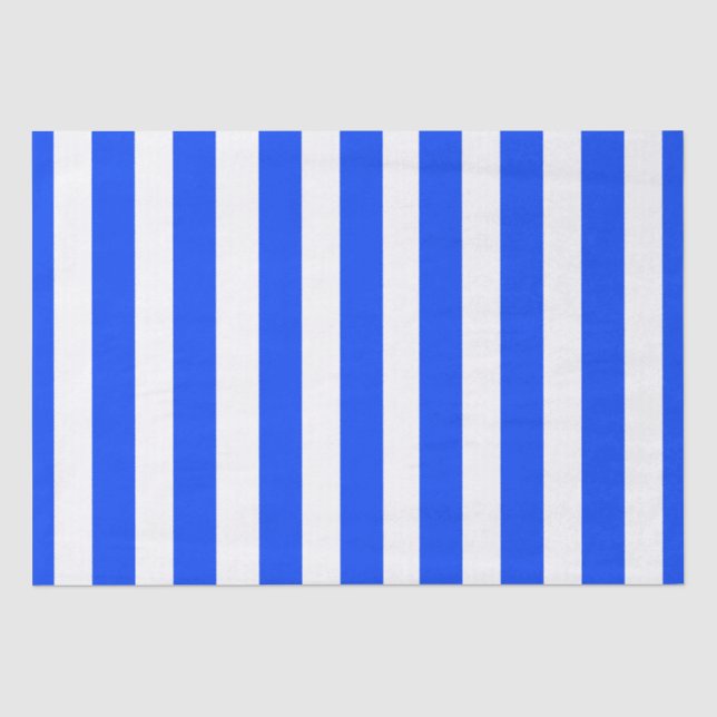 Papier Mousseline Bleu et Motif blanc pour voiles verticales (Recto)