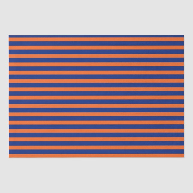 Papier Mousseline Bleu et orange (Recto)