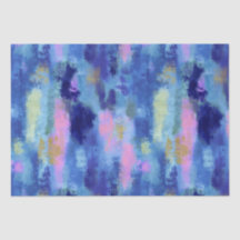 Bleu Joyeux Art Abstrait