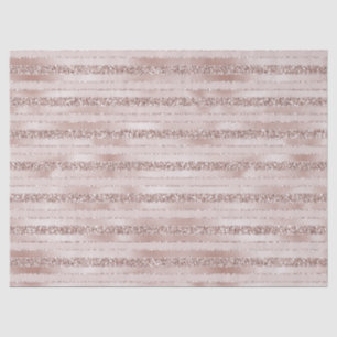 Papier Mousseline Bleu Parties scintillant rose rayures