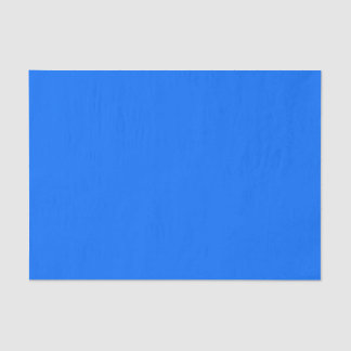 Papier Mousseline BLEU solide