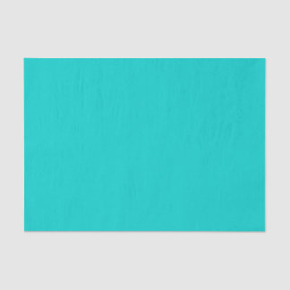 Papier Mousseline bleu turquoise