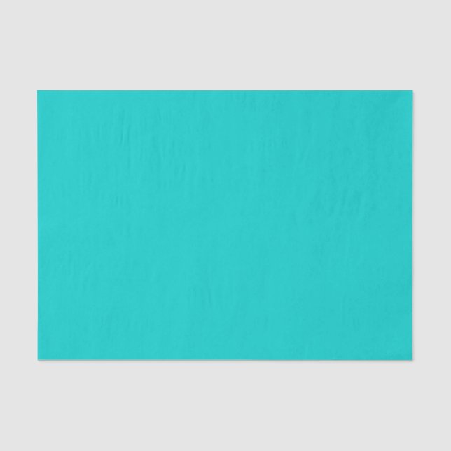 Papier Mousseline bleu turquoise (Recto)