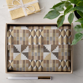 Papier Mousseline Bloc Kente - Ocbre atténué