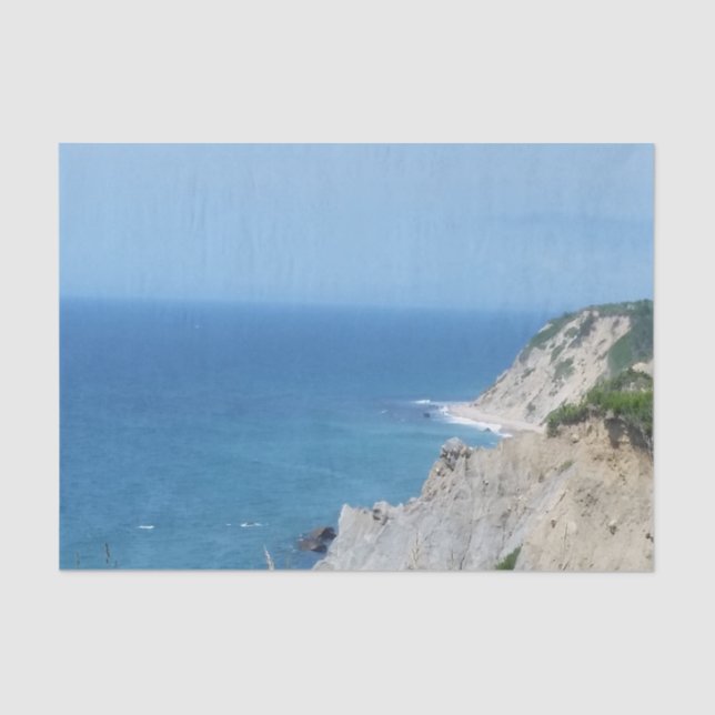 Papier Mousseline Block Island Bluffs - Block Island, Rhode Island (Recto)