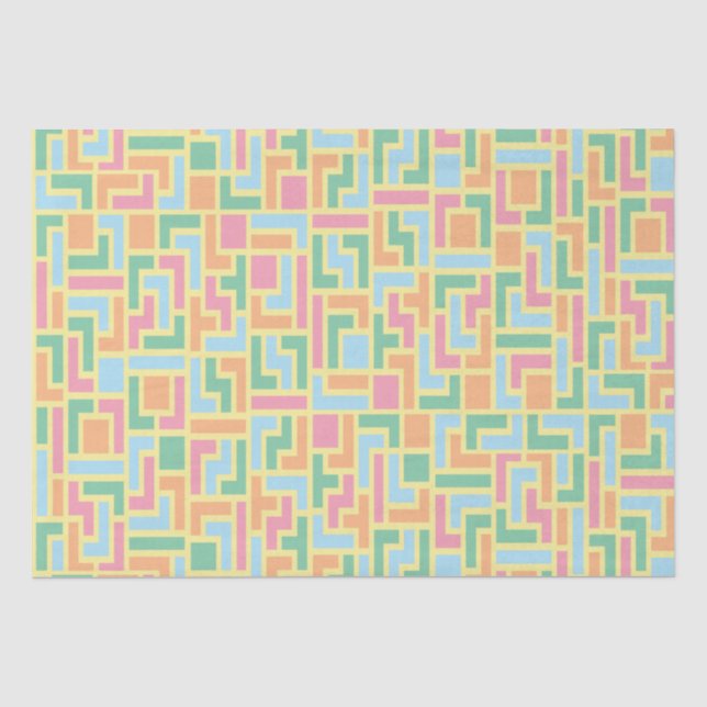 Papier Mousseline Blocs de puzzle (Recto)