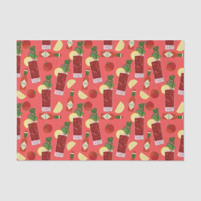 Papier Mousseline Bloody Mary (Recto)