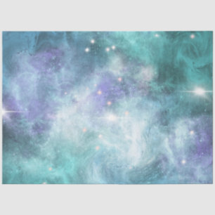 Papier Mousseline Blue Galaxy Series Design 7 Tissu Papier