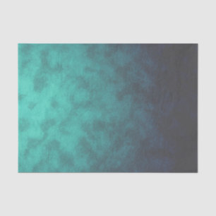 Papier Mousseline Blue Green Turquoise Under the Sea Water