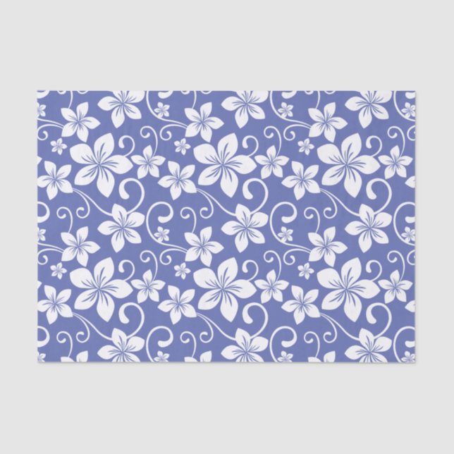 PAPIER MOUSSELINE BLUE HAWAII (PERIWINKLE) (Recto)