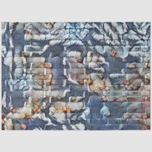 Papier Mousseline Blue Jeans Mur Art Dream