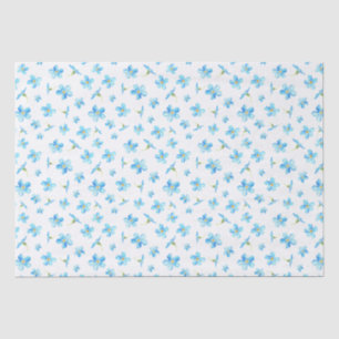 Papier Mousseline Blue Oubliez-moi pas un motif sans coutures