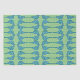 Papier Mousseline Bluebird rayé