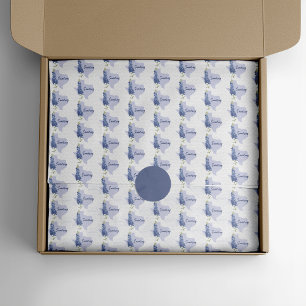 Papier Mousseline Bluebonnet personnalisé Texas