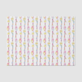 Papier Mousseline Boho Bohemian aquarelle papier tissu d'art