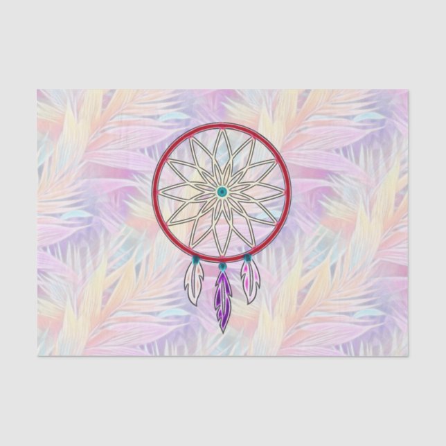 Papier Mousseline Boho Breeze B Papier Tissu (Recto)
