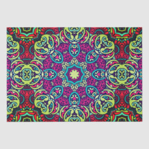 Papier Mousseline Boho design Mandala Tissue Paper