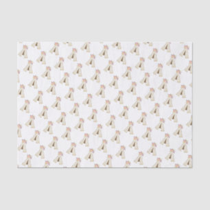 Papier Mousseline Boho Floral Tribal Teepee Girl